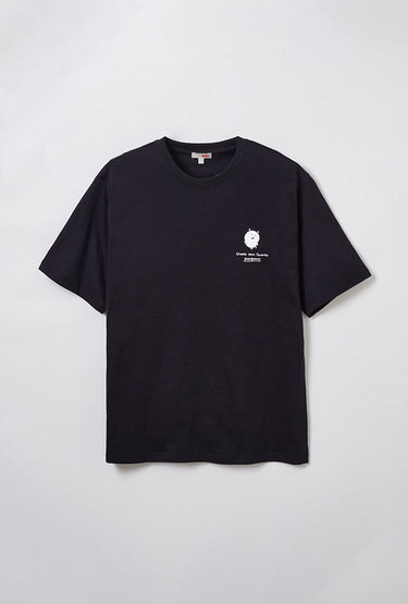 [담곰이] 담곰이 한국상륙 반팔 티셔츠(BLACK)_SPRLE25U01