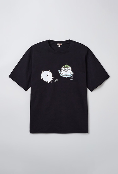 [담곰이] 담곰이 한국상륙 반팔 티셔츠(GRAPHIC BLACK)_SPRLE25U01